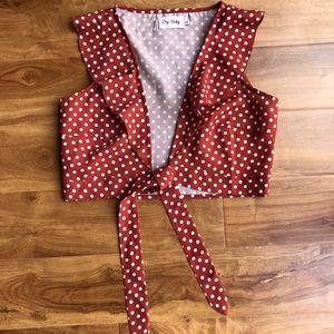 Crybaby Keke Tie Top